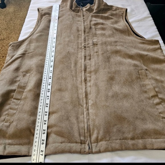 Weatherproof Vintage Men's Reversible Black Brown Large Casual Outdoor Vest - Picture 8 of 12